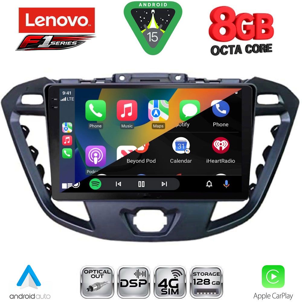 LENOVO SSR 10177_CPA (9inc) MULTIMEDIA TABLET for FORD TRANSIT CUSTOM | TOURNEO CUSTOM mod. 2013-2019 LENOVO SSR 10177_CPA (9inc) MULTIMEDIA TABLET for FORD TRANSIT CUSTOM | TOURNEO CUSTOM mod. 2013-2019