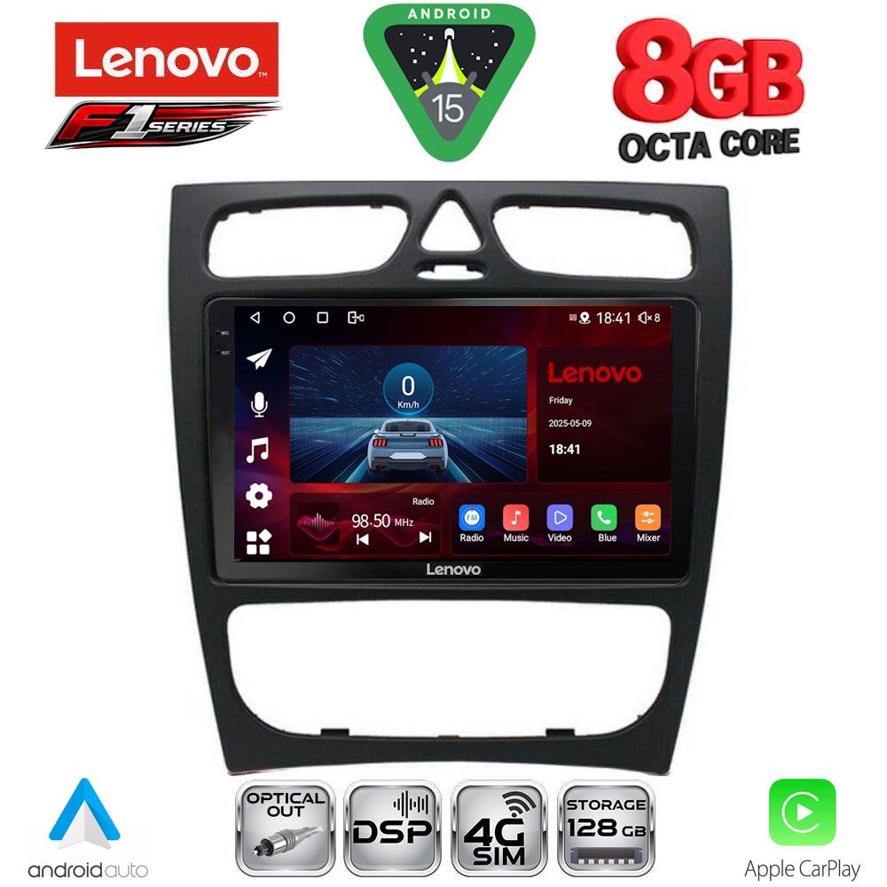LENOVO SSR 10402_CPA (9inc) MULTIMEDIA TABLET for MERCEDES C (W203) mod. 1999-2004 LENOVO SSR 10402_CPA (9inc) MULTIMEDIA TABLET for MERCEDES C (W203) mod. 1999-2004