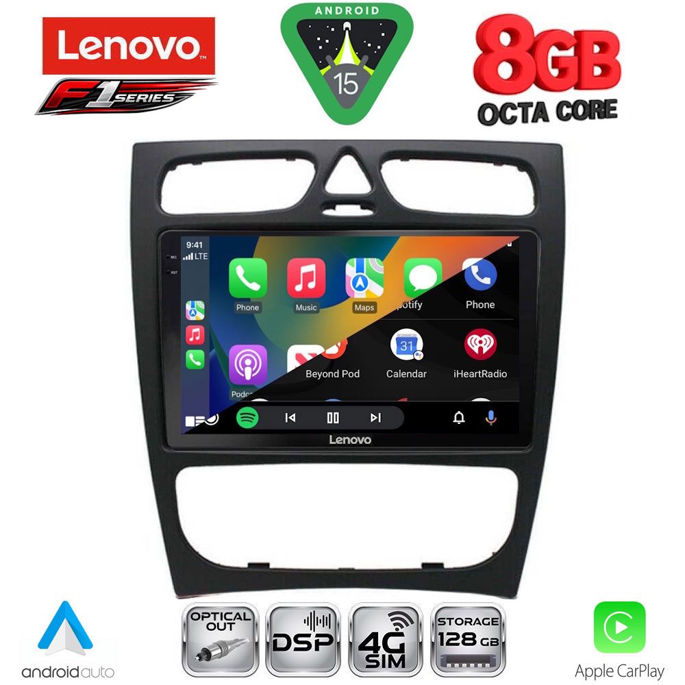 LENOVO SSR 10402_CPA (9inc) MULTIMEDIA TABLET for MERCEDES C (W203) mod. 1999-2004 LENOVO SSR 10402_CPA (9inc) MULTIMEDIA TABLET for MERCEDES C (W203) mod. 1999-2004