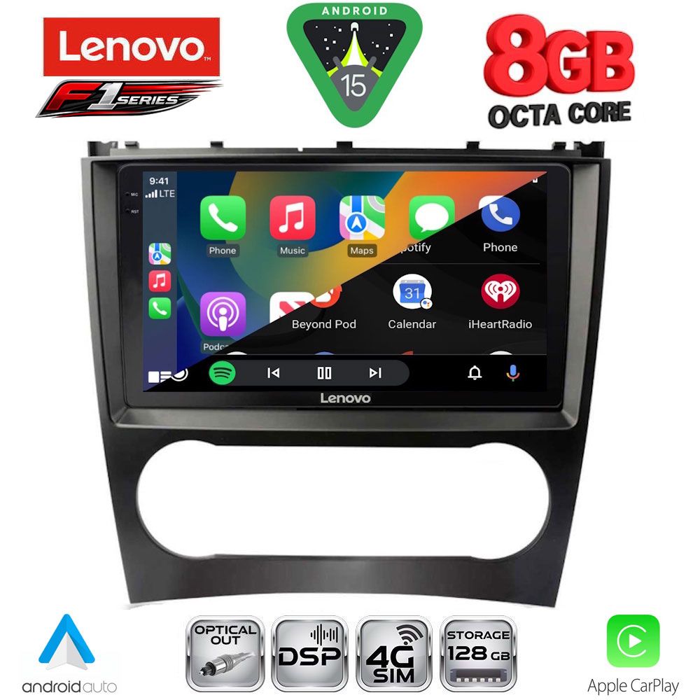 LENOVO SSR 10404_CPA (9inc) MULTIMEDIA TABLET for MERCEDES C – CLK (W203-209) mod. 2004-2008 LENOVO SSR 10404_CPA (9inc) MULTIMEDIA TABLET for MERCEDES C – CLK (W203-209) mod. 2004-2008