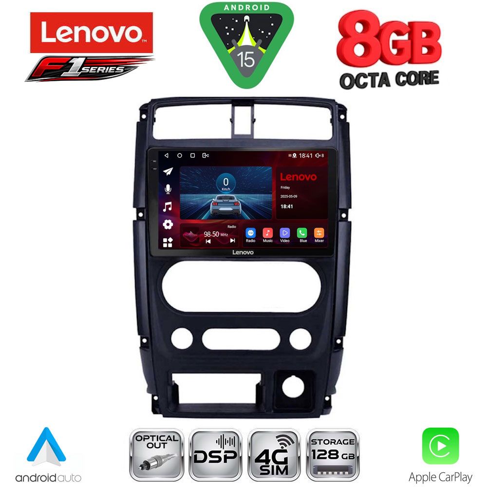LENOVO SSR 10678_CPA (9inc) MULTIMEDIA TABLET for SUZUKI JIMNY mod. 2007-2017 LENOVO SSR 10678_CPA (9inc) MULTIMEDIA TABLET for SUZUKI JIMNY mod. 2007-2017