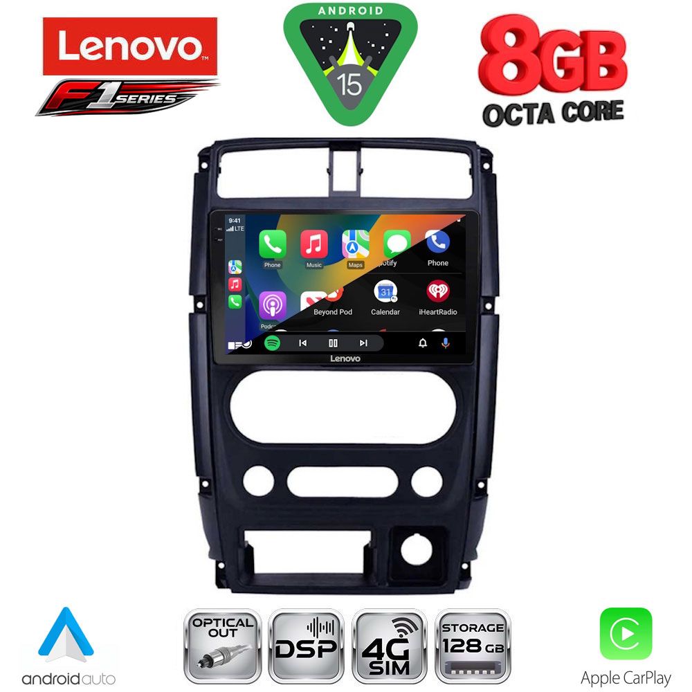 LENOVO SSR 10678_CPA (9inc) MULTIMEDIA TABLET for SUZUKI JIMNY mod. 2007-2017 LENOVO SSR 10678_CPA (9inc) MULTIMEDIA TABLET for SUZUKI JIMNY mod. 2007-2017