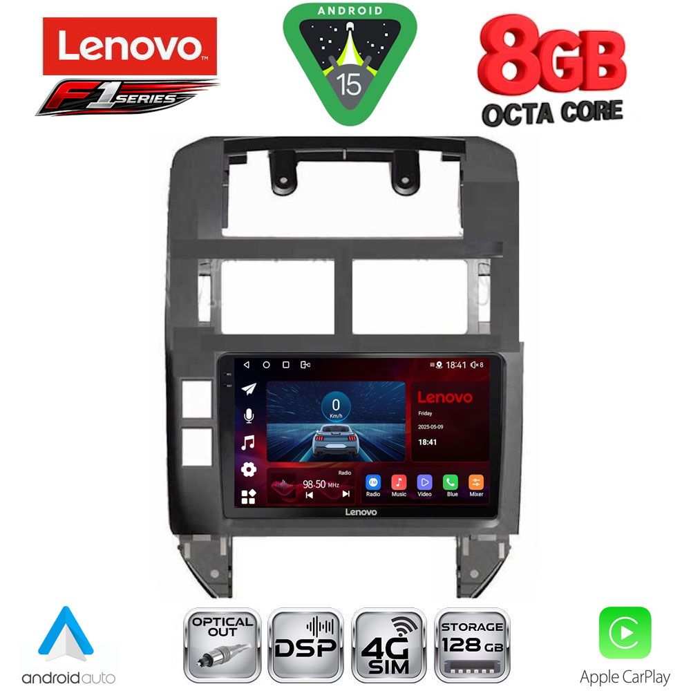 LENOVO SSR 10755_CPA (9inc) MULTIMEDIA TABLET for VW POLO mod. 2002-2009 LENOVO SSR 10755_CPA (9inc) MULTIMEDIA TABLET for VW POLO mod. 2002-2009
