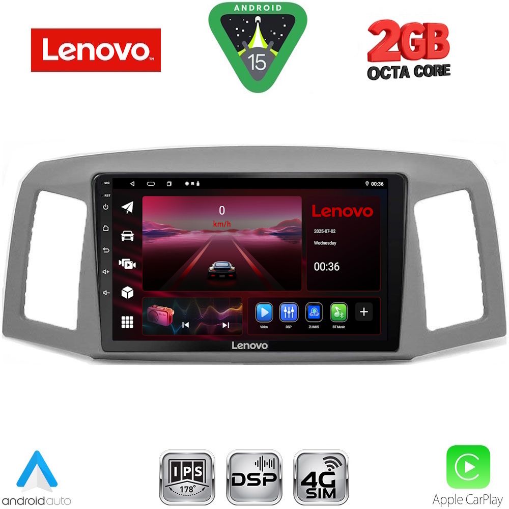 LENOVO LVF 5281_CPA (10inc) MULTIMEDIA TABLET for JEEP GRAND CHEROKEE mod. 2005-2007 LENOVO LVF 5281_CPA (10inc) MULTIMEDIA TABLET for JEEP GRAND CHEROKEE mod. 2005-2007