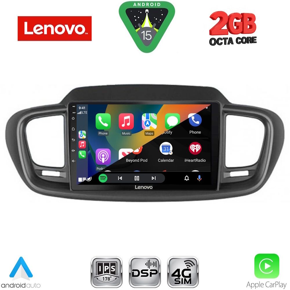 LENOVO LVF 5319_CPA (10inc) MULTIMEDIA TABLET for KIA SORENTO mod. 2014-2020 LENOVO LVF 5319_CPA (10inc) MULTIMEDIA TABLET for KIA SORENTO mod. 2014-2020
