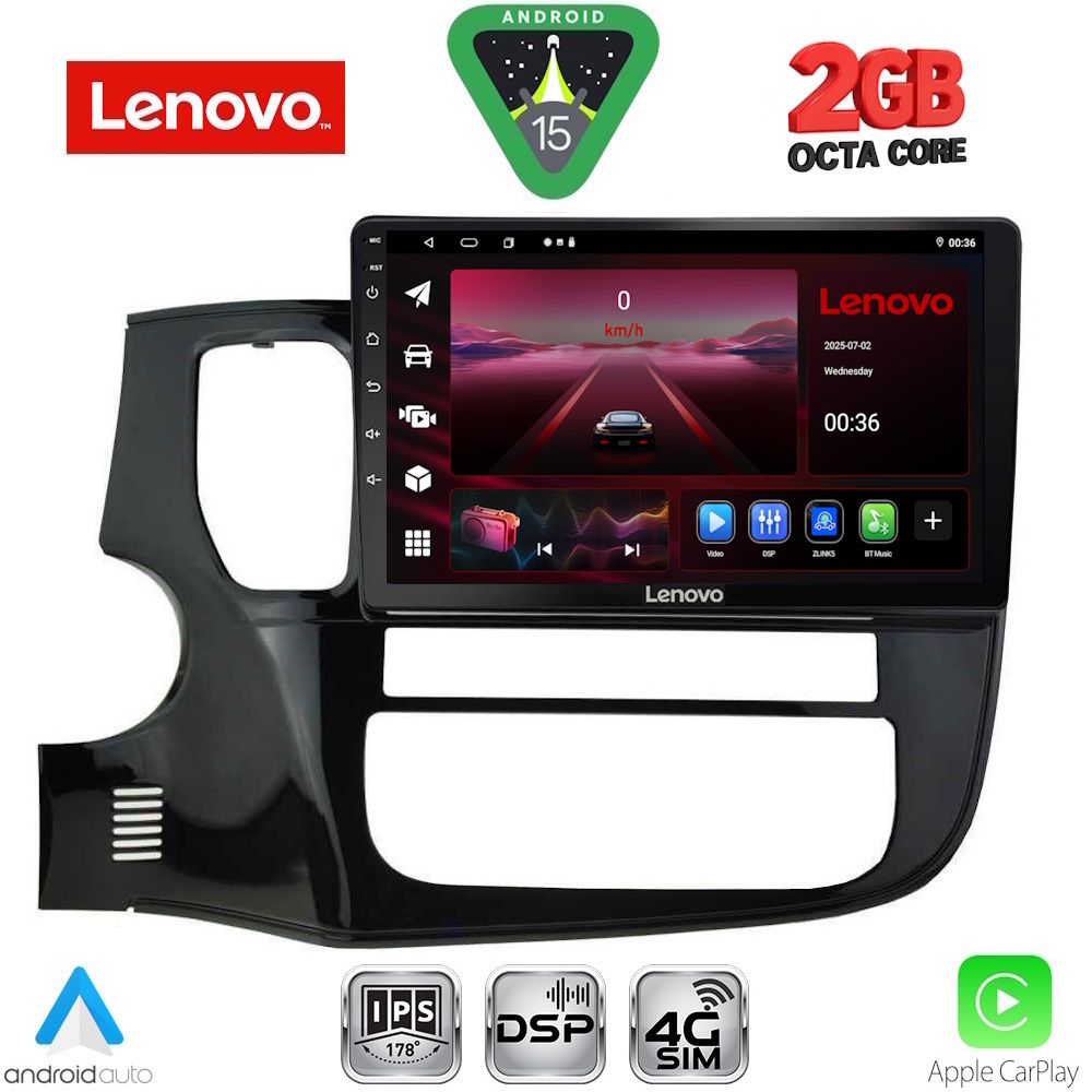 LENOVO LVF 5443_CPA (10inc) MULTIMEDIA TABLET for MITSUBISHI OUTLANDER mod. 2013-2020 LENOVO LVF 5443_CPA (10inc) MULTIMEDIA TABLET for MITSUBISHI OUTLANDER mod. 2013-2020