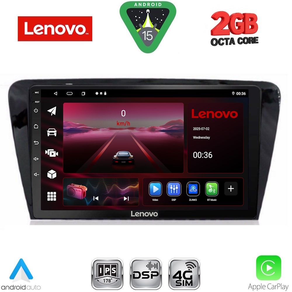 LENOVO LVF 5597_CPA (10inc) MULTIMEDIA TABLET for SKODA OCTAVIA 7 mod. 2013-2021 LENOVO LVF 5597_CPA (10inc) MULTIMEDIA TABLET for SKODA OCTAVIA 7 mod. 2013-2021