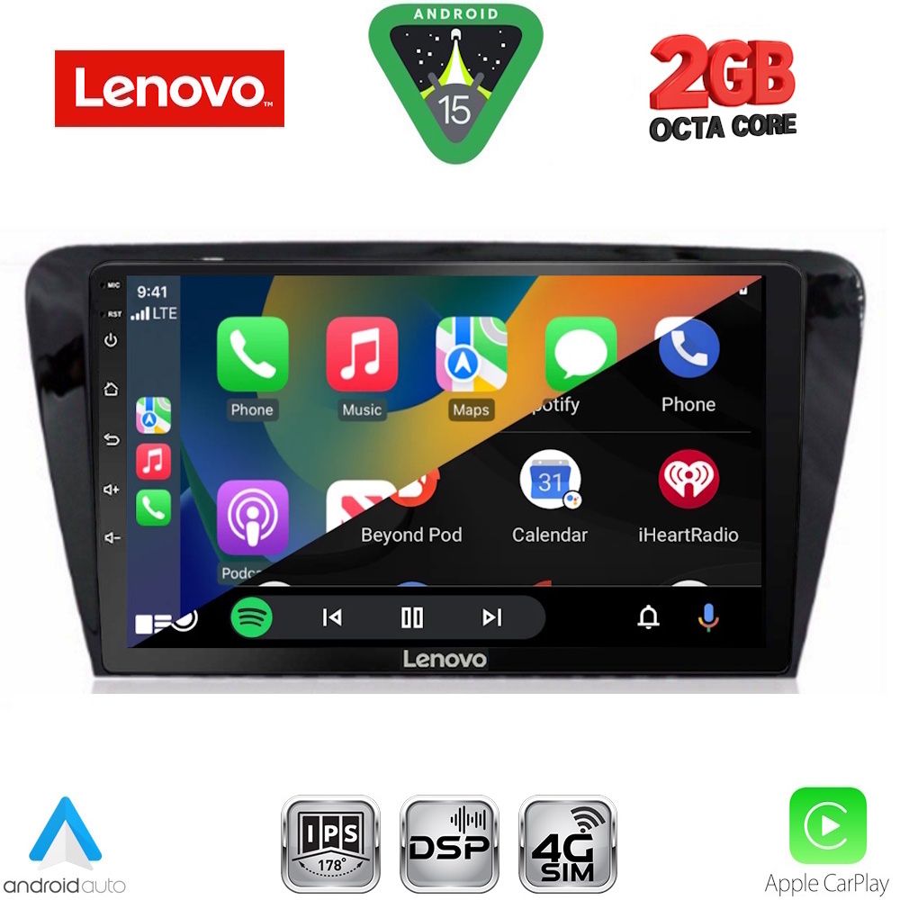 LENOVO LVF 5597_CPA (10inc) MULTIMEDIA TABLET for SKODA OCTAVIA 7 mod. 2013-2021 LENOVO LVF 5597_CPA (10inc) MULTIMEDIA TABLET for SKODA OCTAVIA 7 mod. 2013-2021