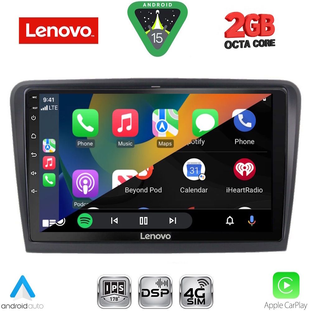 LENOVO LVF 5604B_CPA (10inc) MULTIMEDIA TABLET for SKODA SUPERB mod. 2008-2015 LENOVO LVF 5604B_CPA (10inc) MULTIMEDIA TABLET for SKODA SUPERB mod. 2008-2015