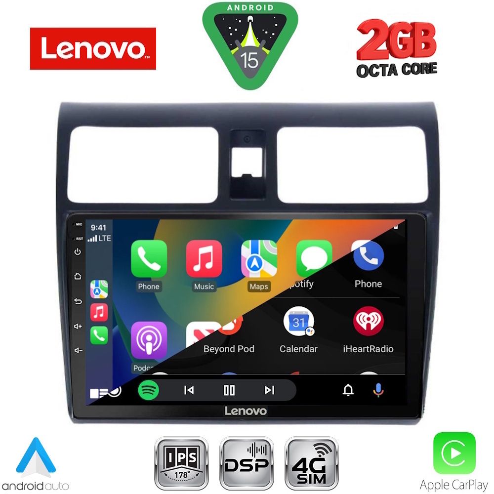 LENOVO LVF 5684_CPA (10inc) MULTIMEDIA TABLET for SUZUKI SWIFT mod. 2005-2011 LENOVO LVF 5684_CPA (10inc) MULTIMEDIA TABLET for SUZUKI SWIFT mod. 2005-2011
