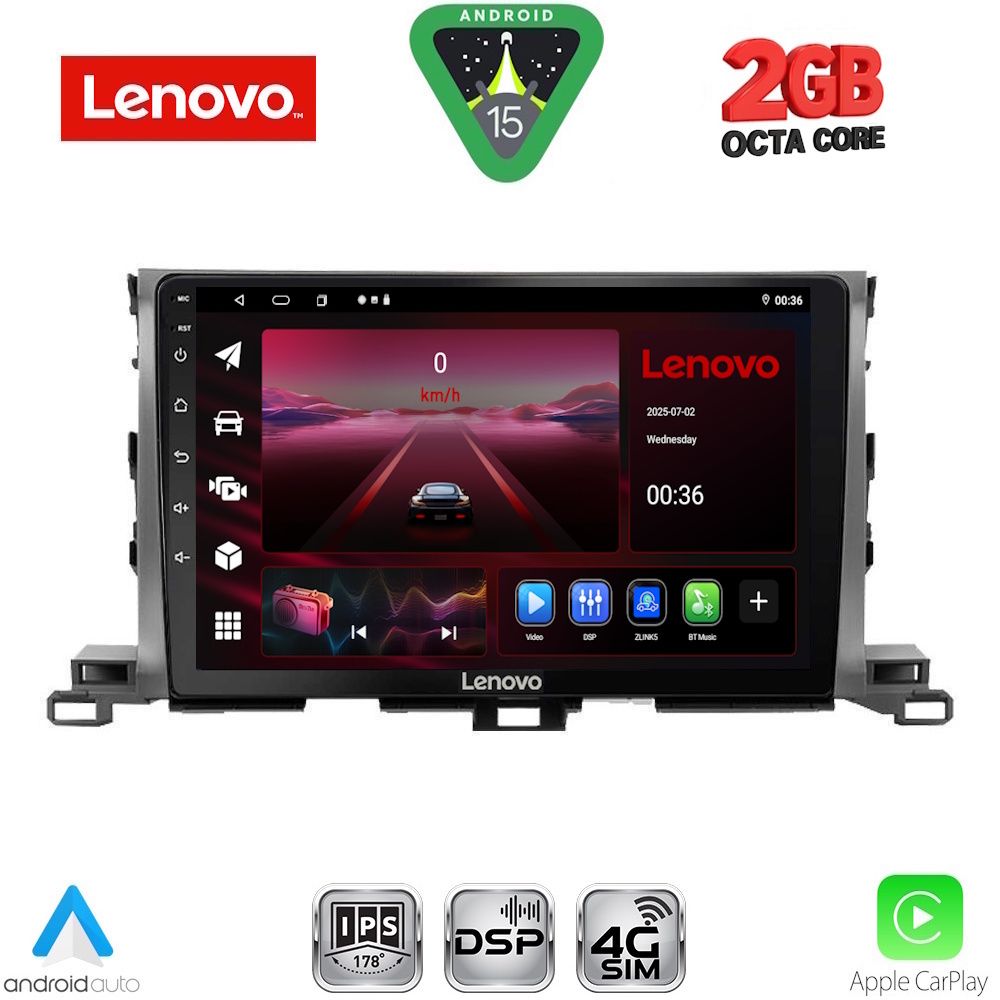 LENOVO LVF 5700_CPA (10inc) MULTIMEDIA TABLET for TOYOTA HIGHLANDER mod. 2014-2019 LENOVO LVF 5700_CPA (10inc) MULTIMEDIA TABLET for TOYOTA HIGHLANDER mod. 2014-2019