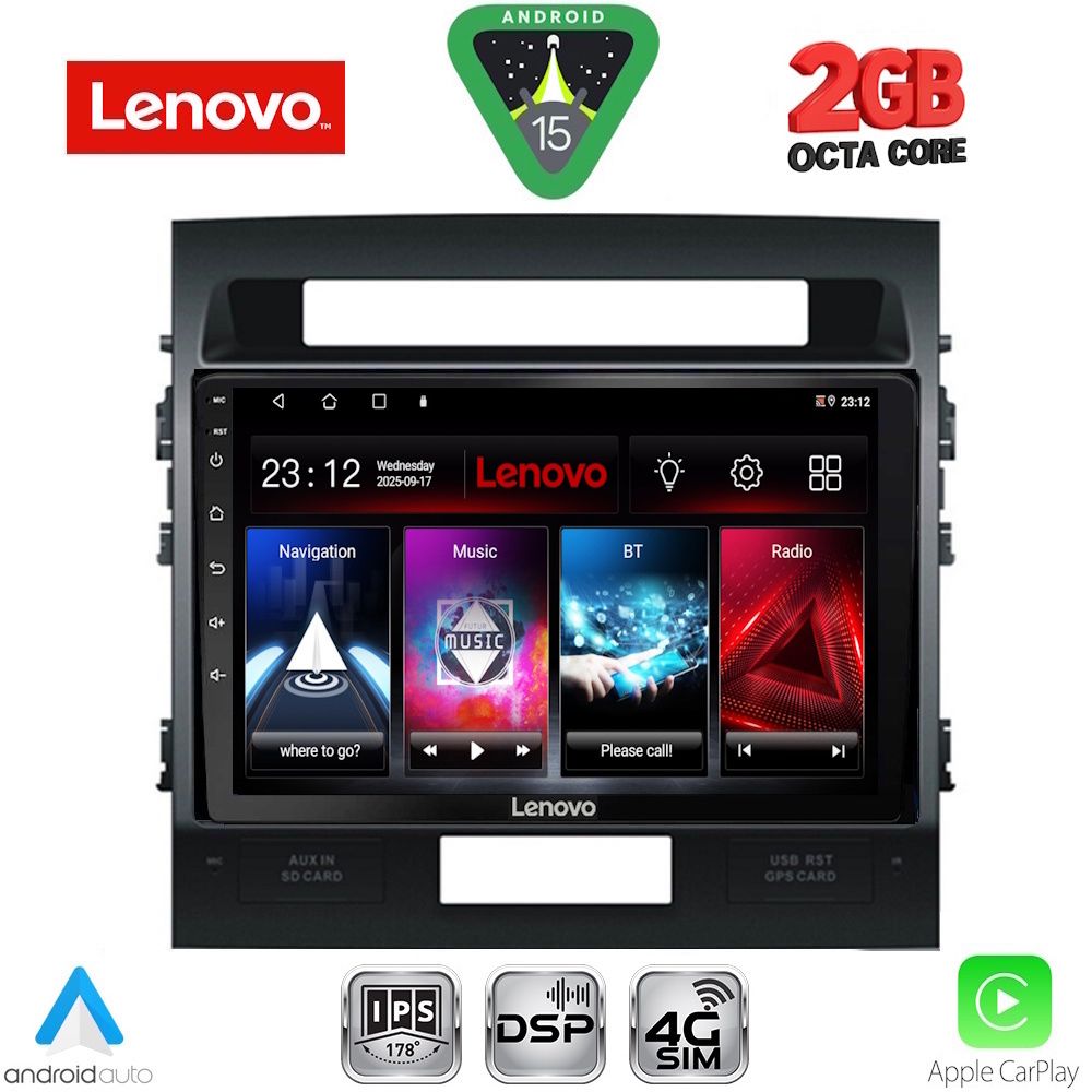 LENOVO LVF 5724_CPA (10inc) MULTIMEDIA TABLET for TOYOTA LAND CRUISER mod. 2008-2015 LENOVO LVF 5724_CPA (10inc) MULTIMEDIA TABLET for TOYOTA LAND CRUISER mod. 2008-2015