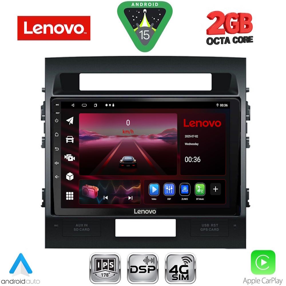 LENOVO LVF 5724_CPA (10inc) MULTIMEDIA TABLET for TOYOTA LAND CRUISER mod. 2008-2015 LENOVO LVF 5724_CPA (10inc) MULTIMEDIA TABLET for TOYOTA LAND CRUISER mod. 2008-2015