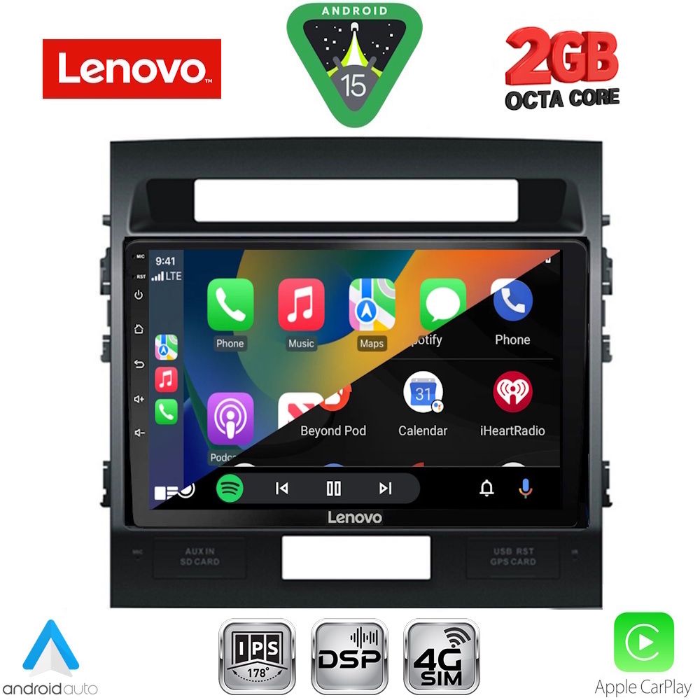 LENOVO LVF 5724_CPA (10inc) MULTIMEDIA TABLET for TOYOTA LAND CRUISER mod. 2008-2015 LENOVO LVF 5724_CPA (10inc) MULTIMEDIA TABLET for TOYOTA LAND CRUISER mod. 2008-2015