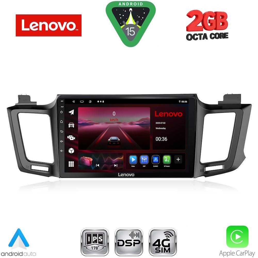 LENOVO LVF 5733_CPA (10inc) MULTIMEDIA TABLET for TOYOTA RAV 4 mod. 2013-2019 LENOVO LVF 5733_CPA (10inc) MULTIMEDIA TABLET for TOYOTA RAV 4 mod. 2013-2019