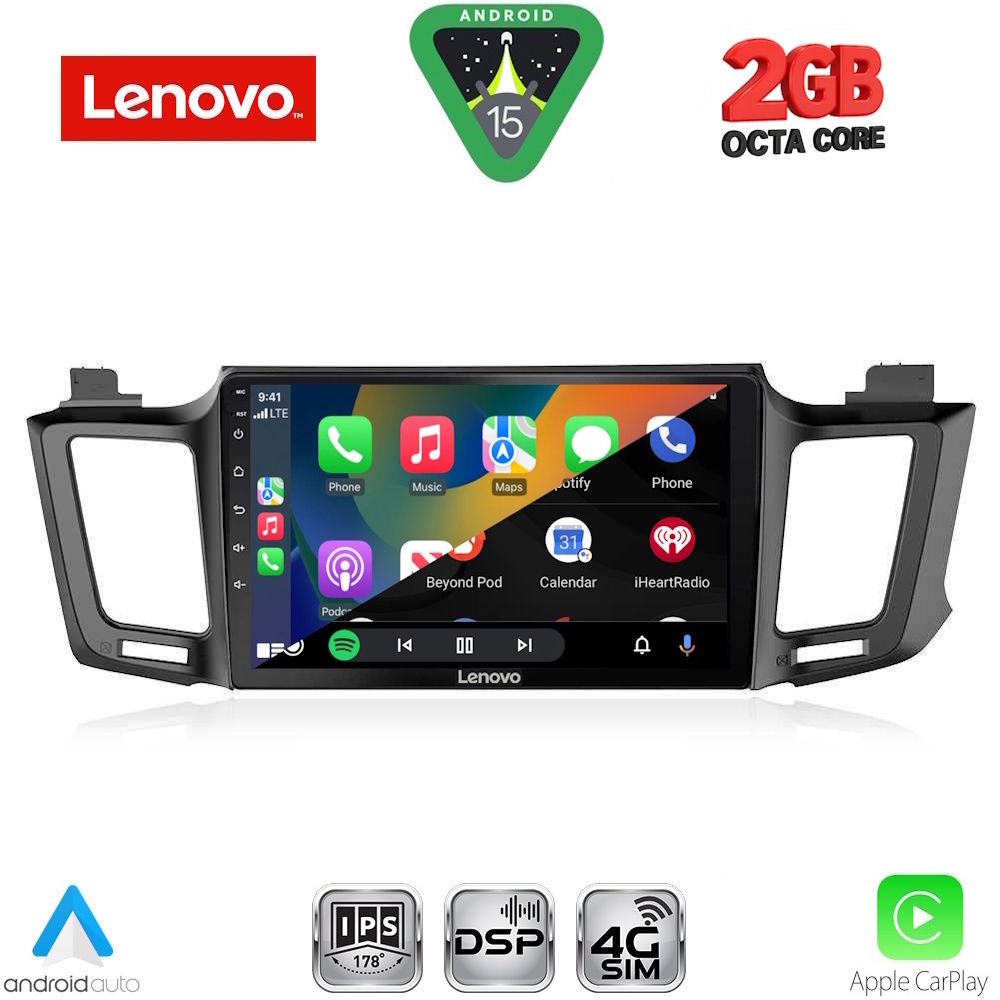 LENOVO LVF 5733_CPA (10inc) MULTIMEDIA TABLET for TOYOTA RAV 4 mod. 2013-2019 LENOVO LVF 5733_CPA (10inc) MULTIMEDIA TABLET for TOYOTA RAV 4 mod. 2013-2019
