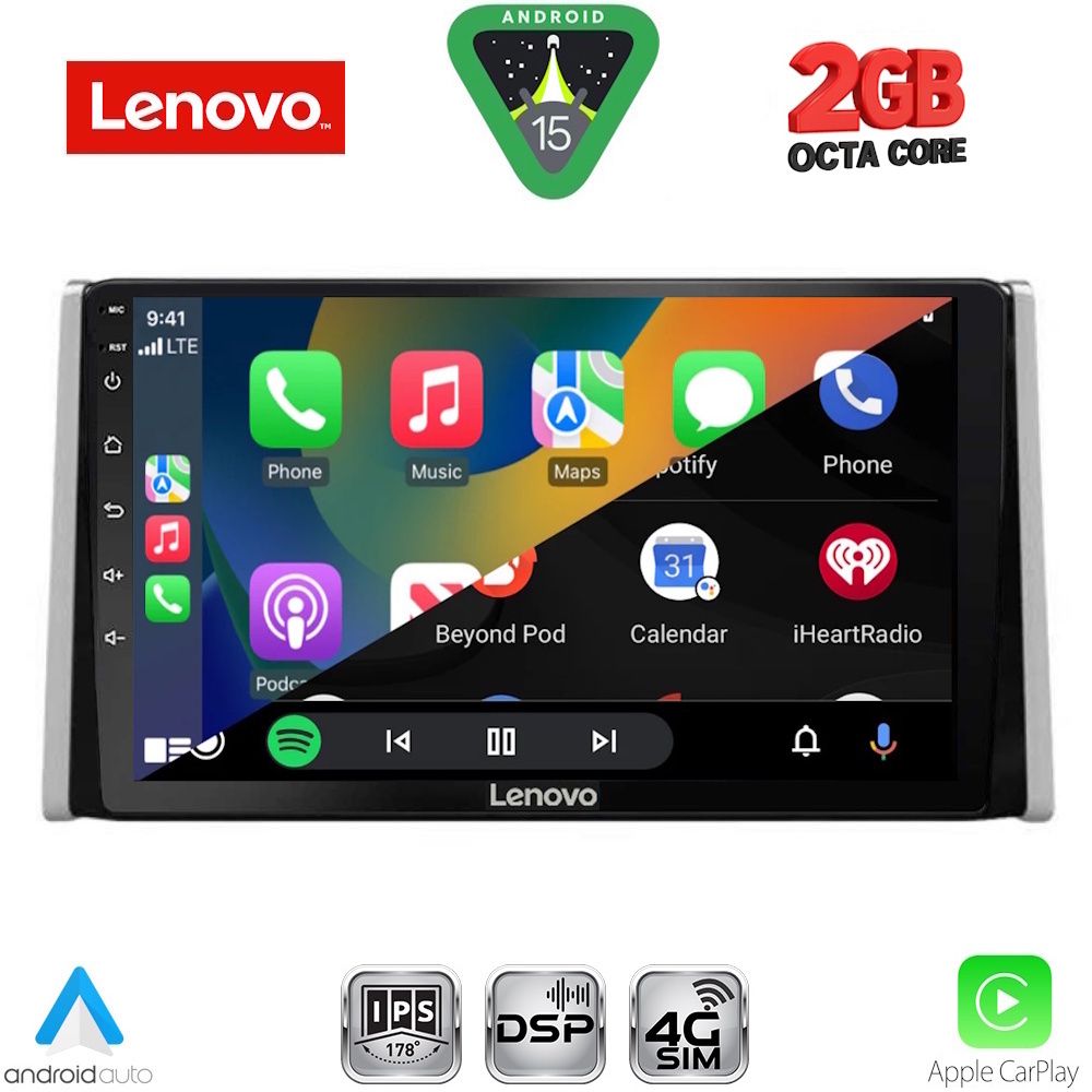 LENOVO LVF 5734_CPA (10inc) MULTIMEDIA TABLET for TOYOTA RAV 4 mod. 2019-2025 LENOVO LVF 5734_CPA (10inc) MULTIMEDIA TABLET for TOYOTA RAV 4 mod. 2019-2025