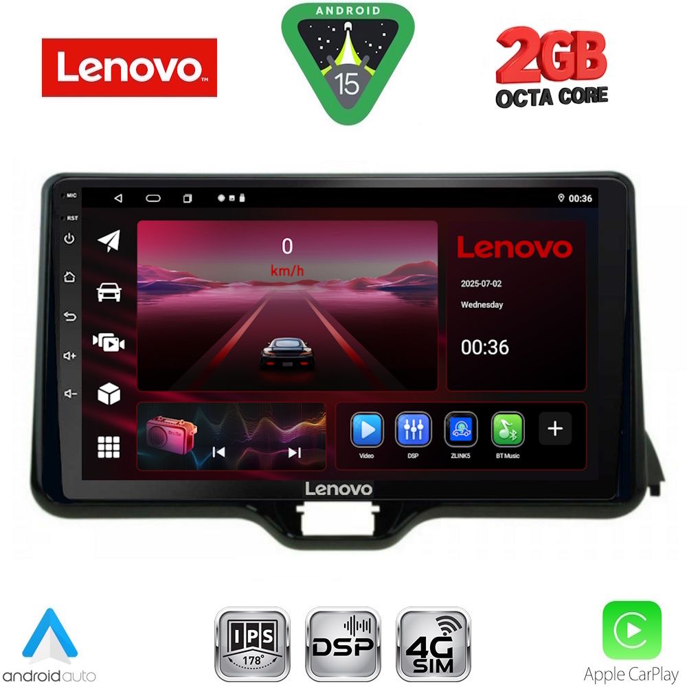 LENOVO LVF 5738_CPA (10inc) MULTIMEDIA TABLET for TOYOTA YARIS mod. 2020-2026 - MAZDA 2 mod. 2023-2026 LENOVO LVF 5738_CPA (10inc) MULTIMEDIA TABLET for TOYOTA YARIS mod. 2020-2026 - MAZDA 2 mod. 2023-2026
