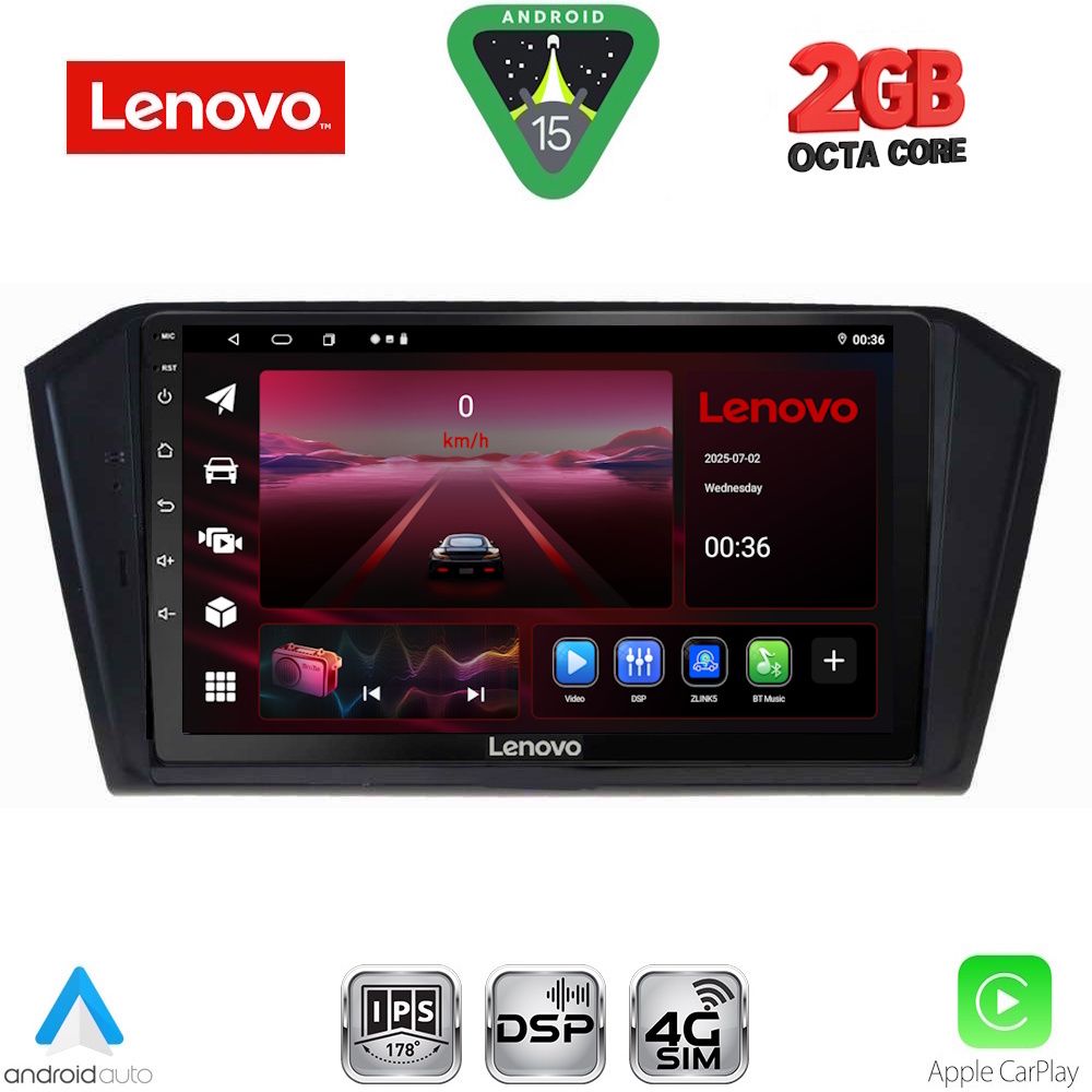 LENOVO LVF 5750_CPA (10inc) MULTIMEDIA TABLET for VW PASSAT mod. 2016-2022 LENOVO LVF 5750_CPA (10inc) MULTIMEDIA TABLET for VW PASSAT mod. 2016-2022