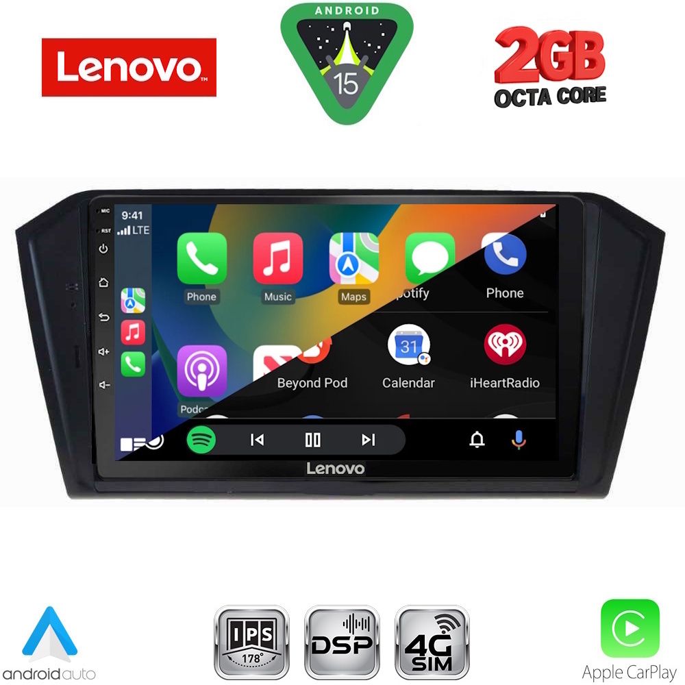 LENOVO LVF 5750_CPA (10inc) MULTIMEDIA TABLET for VW PASSAT mod. 2016-2022 LENOVO LVF 5750_CPA (10inc) MULTIMEDIA TABLET for VW PASSAT mod. 2016-2022
