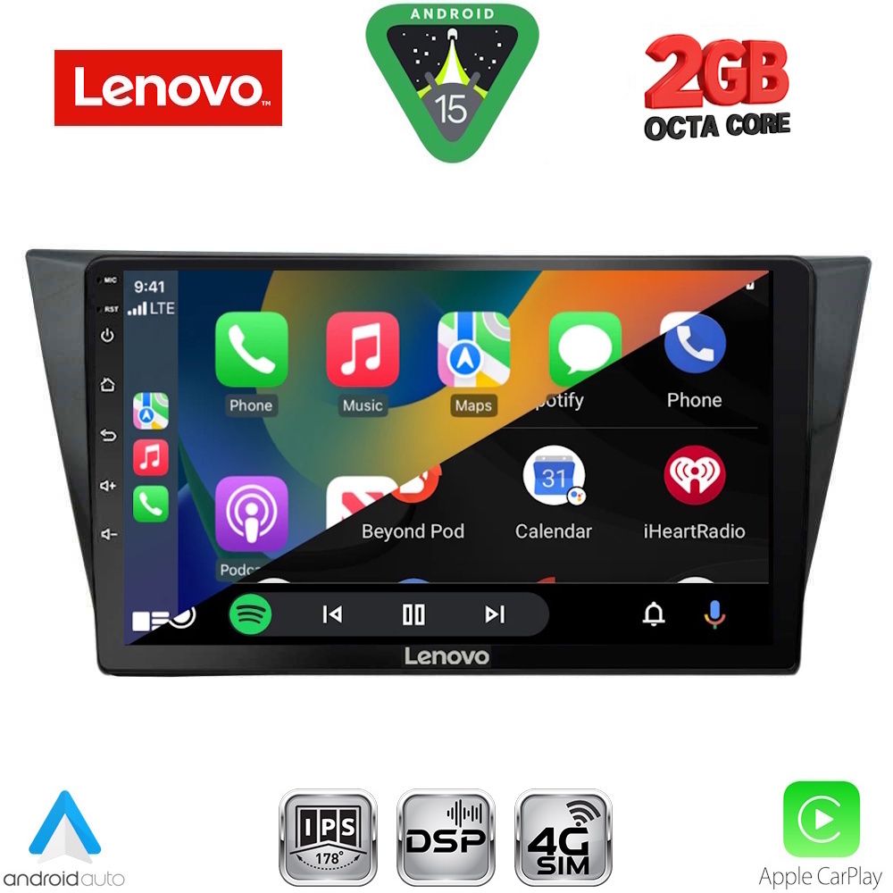 LENOVO LVF 5761_CPA (10inc) MULTIMEDIA TABLET for VW TIGUAN mod. 2016-2024 LENOVO LVF 5761_CPA (10inc) MULTIMEDIA TABLET for VW TIGUAN mod. 2016-2024