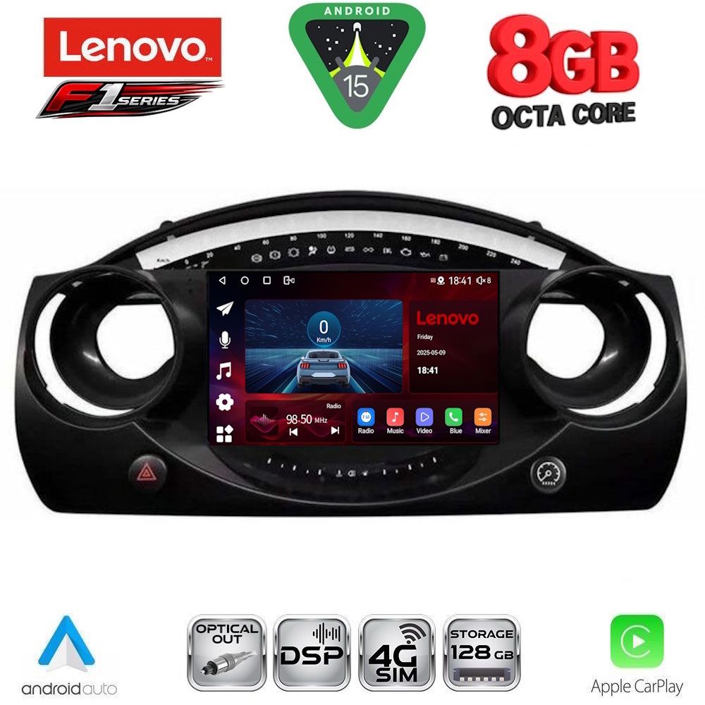 LENOVO SSR 10063_CPA (9inc) MULTIMEDIA TABLET for MINI COOPER (R50-R52-R53) mod. 2000-2006 LENOVO SSR 10063_CPA (9inc) MULTIMEDIA TABLET for MINI COOPER (R50-R52-R53) mod. 2000-2006