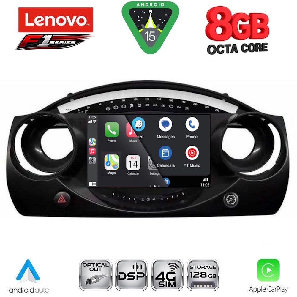 LENOVO SSR 10063_CPA (9inc) MULTIMEDIA TABLET for MINI COOPER (R50-R52-R53) mod. 2000-2006 LENOVO SSR 10063_CPA (9inc) MULTIMEDIA TABLET for MINI COOPER (R50-R52-R53) mod. 2000-2006