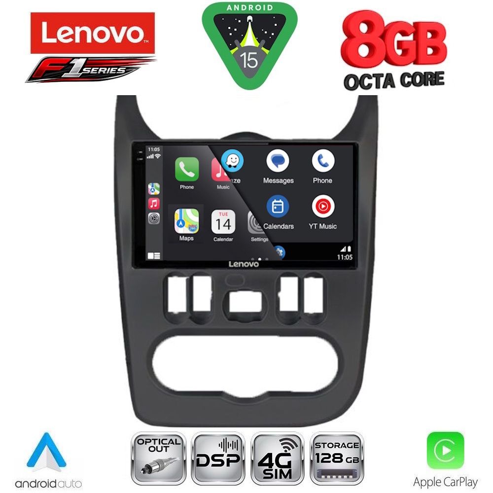 LENOVO SSR 10103_CPA (9inc) MULTIMEDIA TABLET for DACIA DUSTER mod. 2012-2019 LENOVO SSR 10103_CPA (9inc) MULTIMEDIA TABLET for DACIA DUSTER mod. 2012-2019