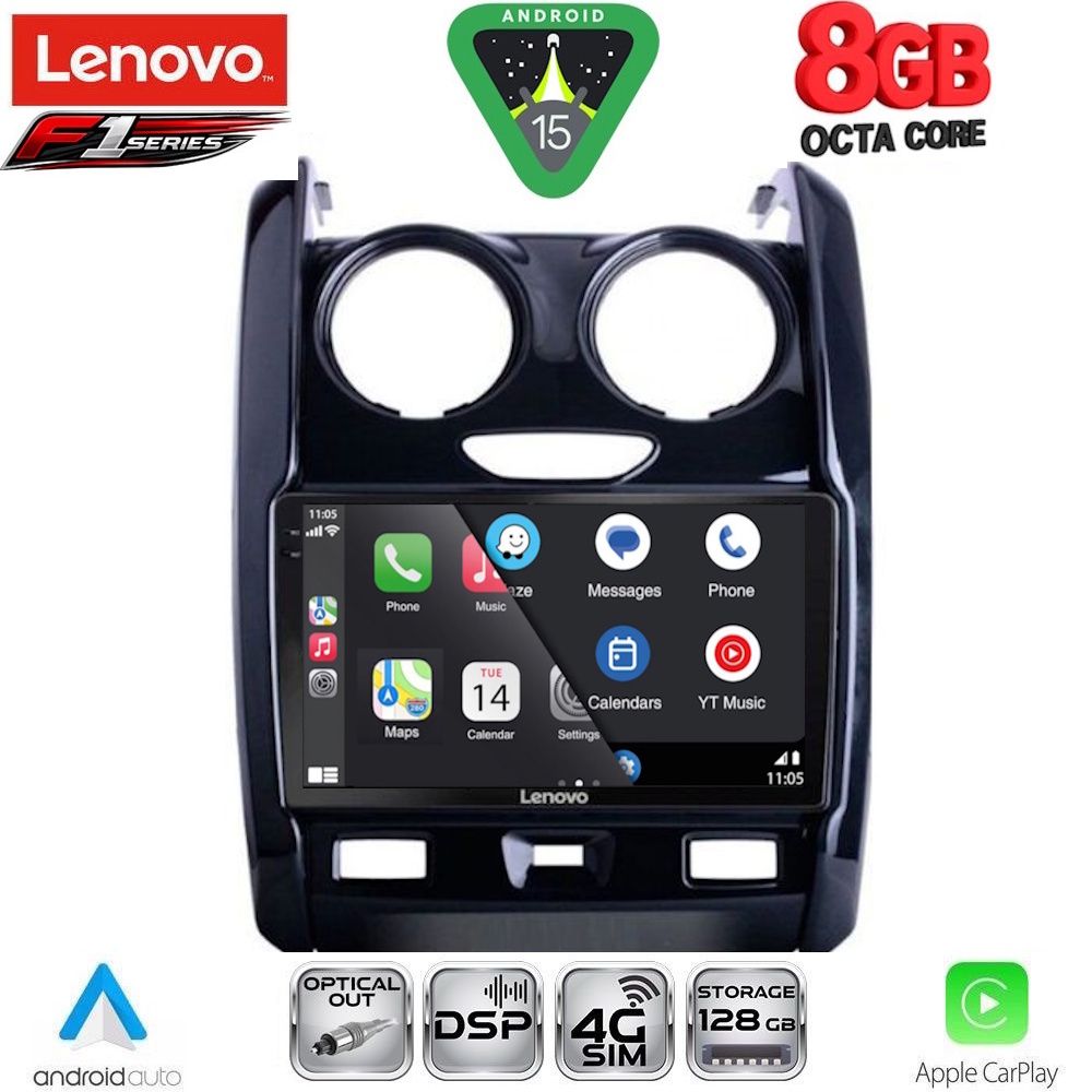 LENOVO SSR 10103_CPA (9inc) MULTIMEDIA TABLET for DACIA DUSTER mod. 2012-2019 LENOVO SSR 10103_CPA (9inc) MULTIMEDIA TABLET for DACIA DUSTER mod. 2012-2019