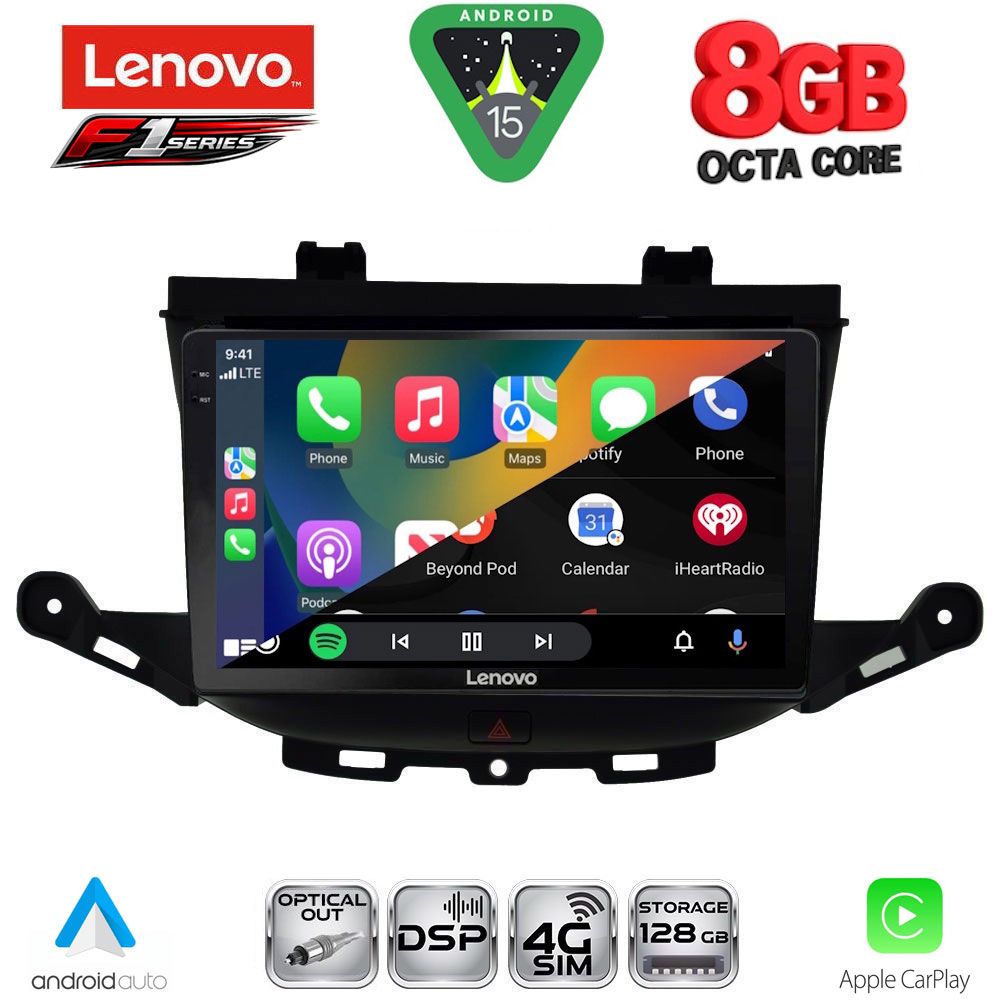 LENOVO SSR 10483_CPA (9inc) MULTIMEDIA TABLET for OPEL ASTRA K mod. 2015-2022 LENOVO SSR 10483_CPA (9inc) MULTIMEDIA TABLET for OPEL ASTRA K mod. 2015-2022