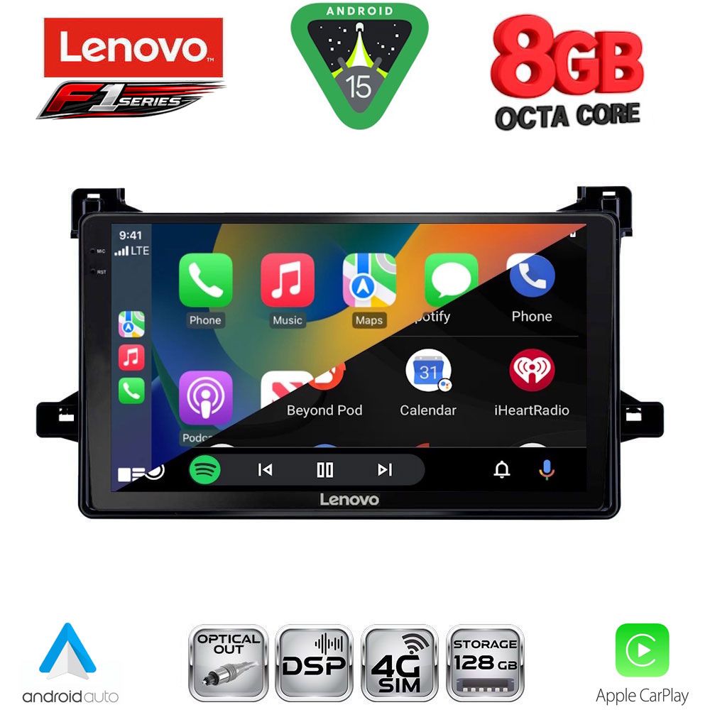 LENOVO SSR 10727_CPA (9inc) MULTIMEDIA TABLET for TOYOTA PRIUS mod. 2016-2020 LENOVO SSR 10727_CPA (9inc) MULTIMEDIA TABLET for TOYOTA PRIUS mod. 2016-2020