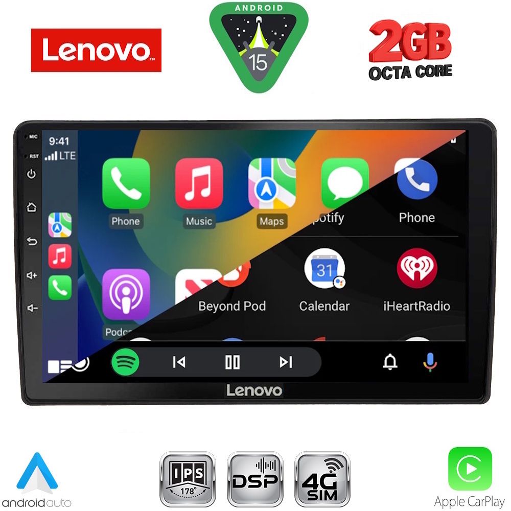 LENOVO LVF 5005_CPA (10inc) MULTIMEDIA TABLET for AUDI A4 mod. 2008-2015 LENOVO LVF 5005_CPA (10inc) MULTIMEDIA TABLET for AUDI A4 mod. 2008-2015