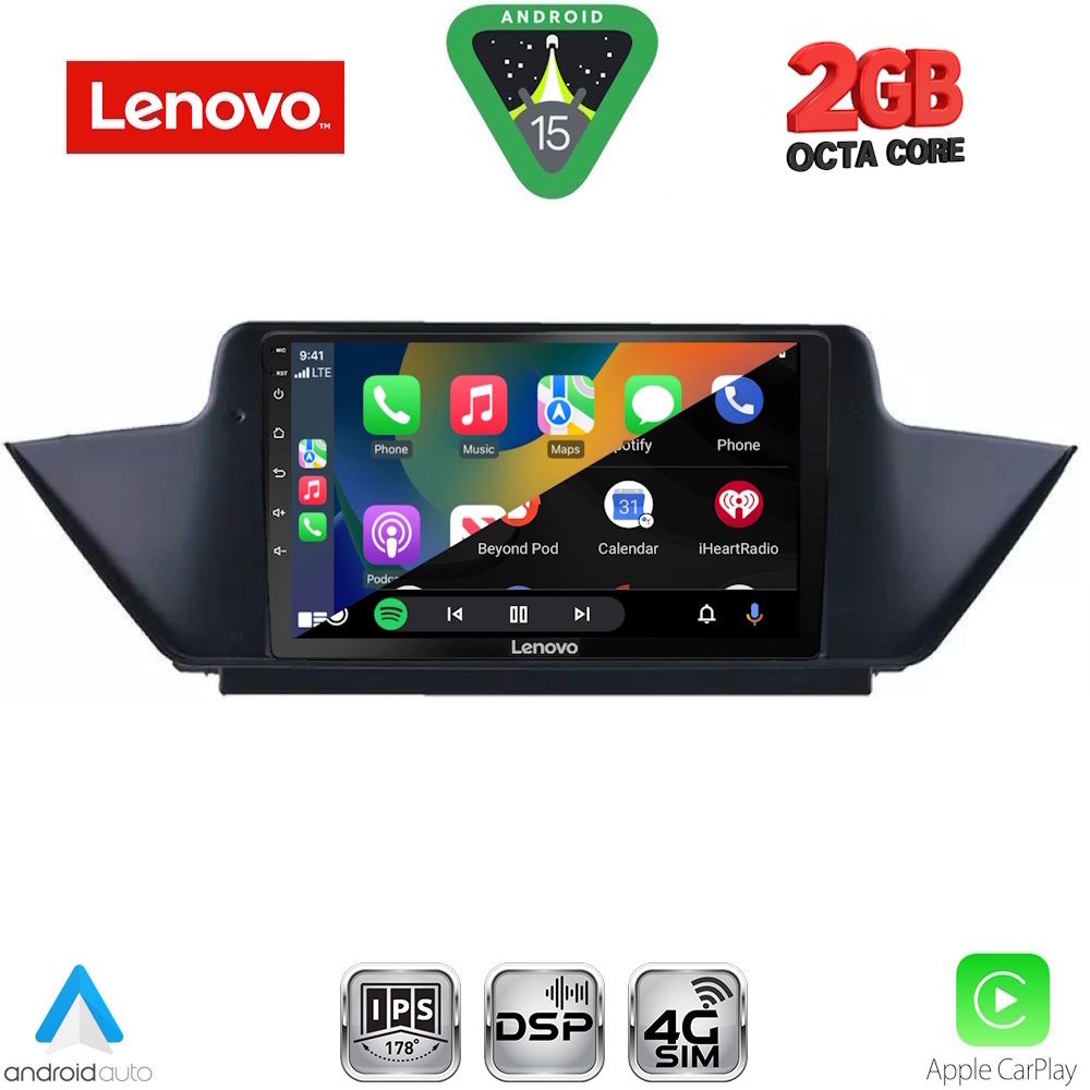 LENOVO LVF 5056_CPA (10inc) MULTIMEDIA TABLET for BMW X1 mod. 2009-2015 LENOVO LVF 5056_CPA (10inc) MULTIMEDIA TABLET for BMW X1 mod. 2009-2015
