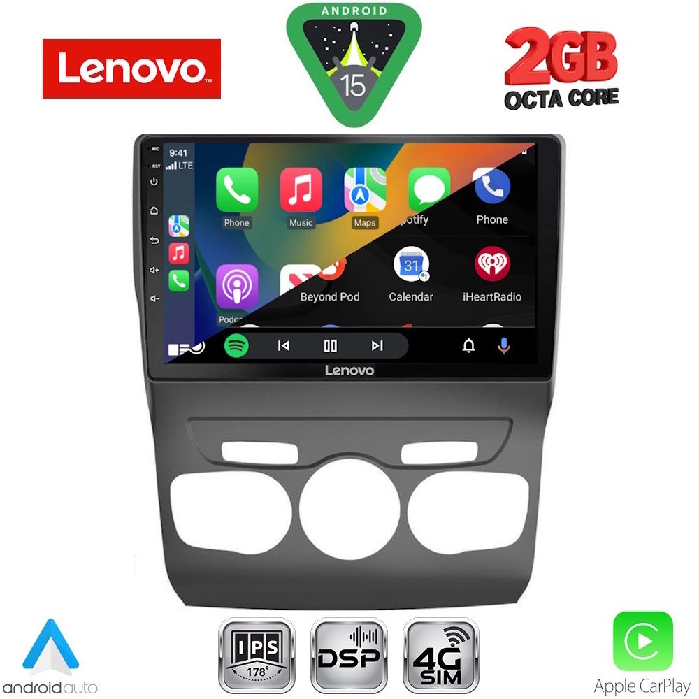 LENOVO LVF 5085_CPA (10inc) MULTIMEDIA TABLET for CITROEN C4 -DS4 mod. 2011-2018 LENOVO LVF 5085_CPA (10inc) MULTIMEDIA TABLET for CITROEN C4 -DS4 mod. 2011-2018