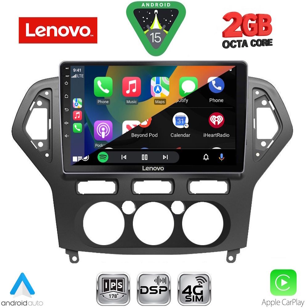 LENOVO LVF 5162_CPA A/C (10inc) MULTIMEDIA TABLET for FORD MONDEO mod. 2007-2011 LENOVO LVF 5162_CPA A/C (10inc) MULTIMEDIA TABLET for FORD MONDEO mod. 2007-2011