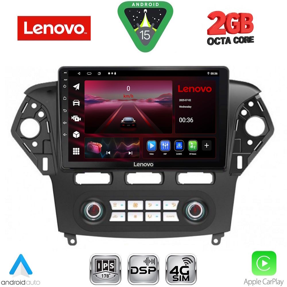 LENOVO LVF 5163_CPA CLIMA (10inc) MULTIMEDIA TABLET for FORD MONDEO mod. 2011-2013 LENOVO LVF 5163_CPA CLIMA (10inc) MULTIMEDIA TABLET for FORD MONDEO mod. 2011-2013