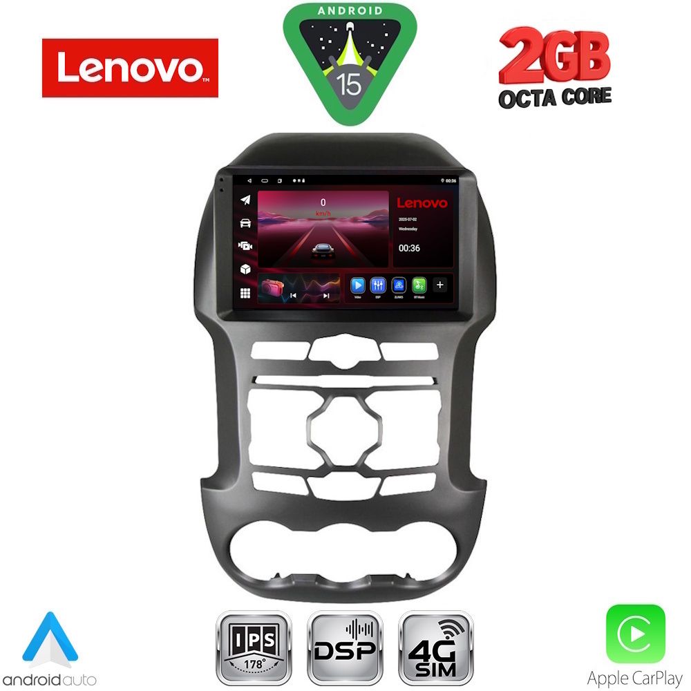 LENOVO LVF 5171S_CPA (9inc) MULTIMEDIA TABLET for FORD RANGER mod. 2011-2015 LENOVO LVF 5171S_CPA (9inc) MULTIMEDIA TABLET for FORD RANGER mod. 2011-2015