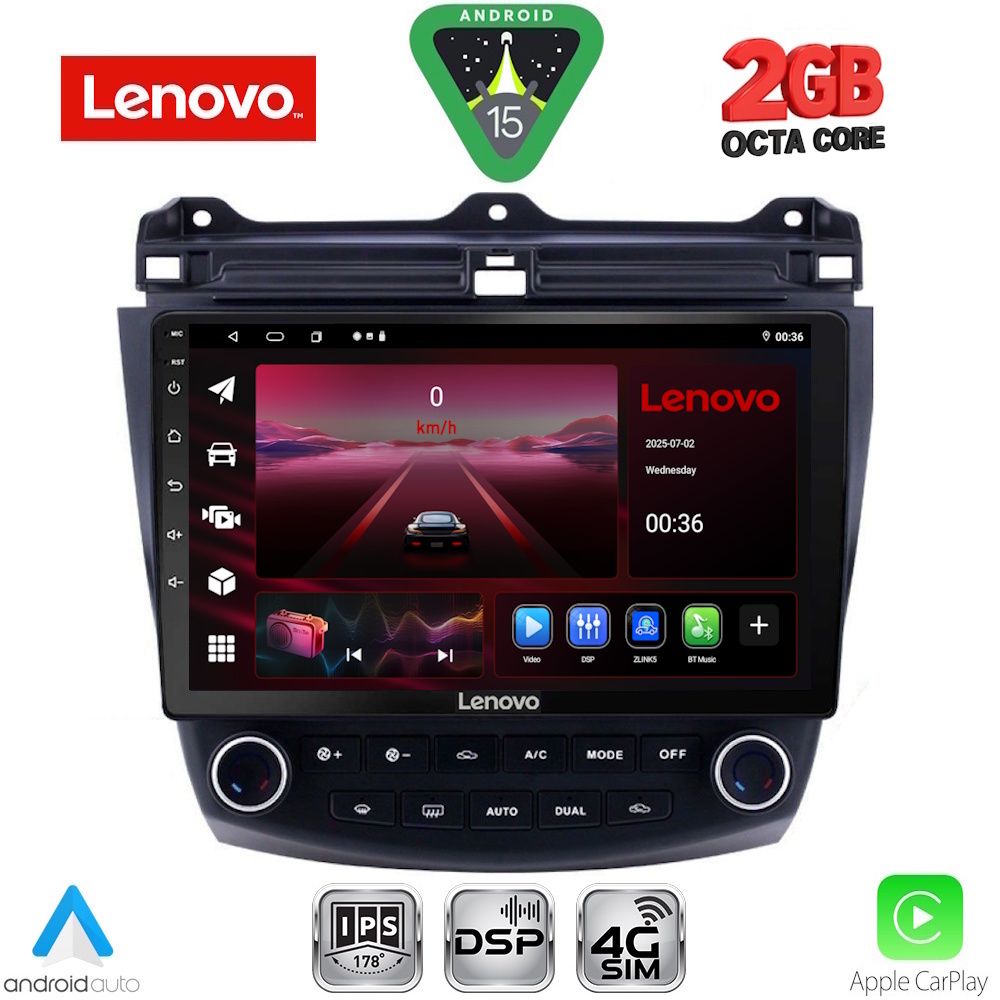 LENOVO LVF 5182_CPA (10inc) MULTIMEDIA TABLET for HONDA ACCORD mod. 2003-2007 LENOVO LVF 5182_CPA (10inc) MULTIMEDIA TABLET for HONDA ACCORD mod. 2003-2007