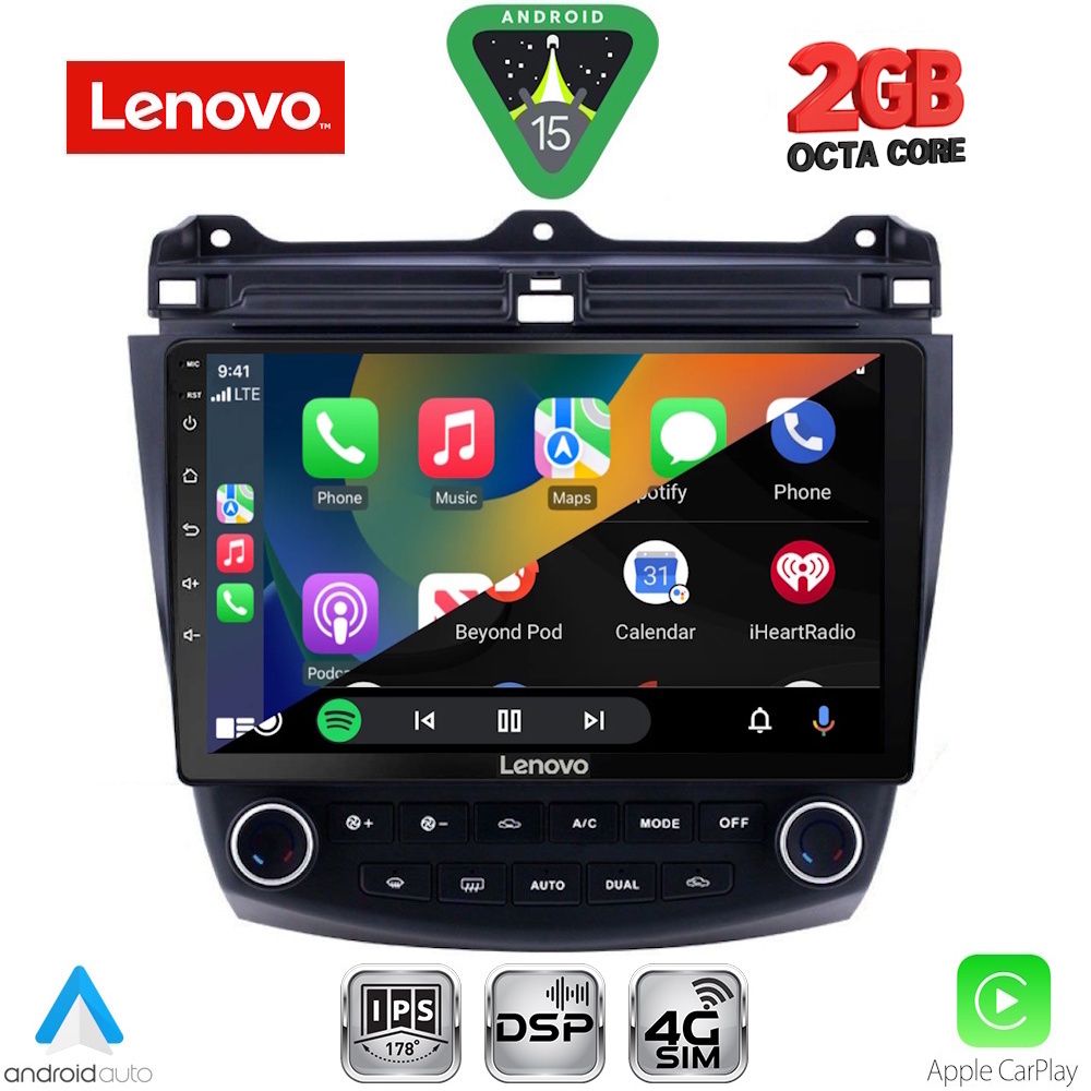 LENOVO LVF 5182_CPA (10inc) MULTIMEDIA TABLET for HONDA ACCORD mod. 2003-2007 LENOVO LVF 5182_CPA (10inc) MULTIMEDIA TABLET for HONDA ACCORD mod. 2003-2007