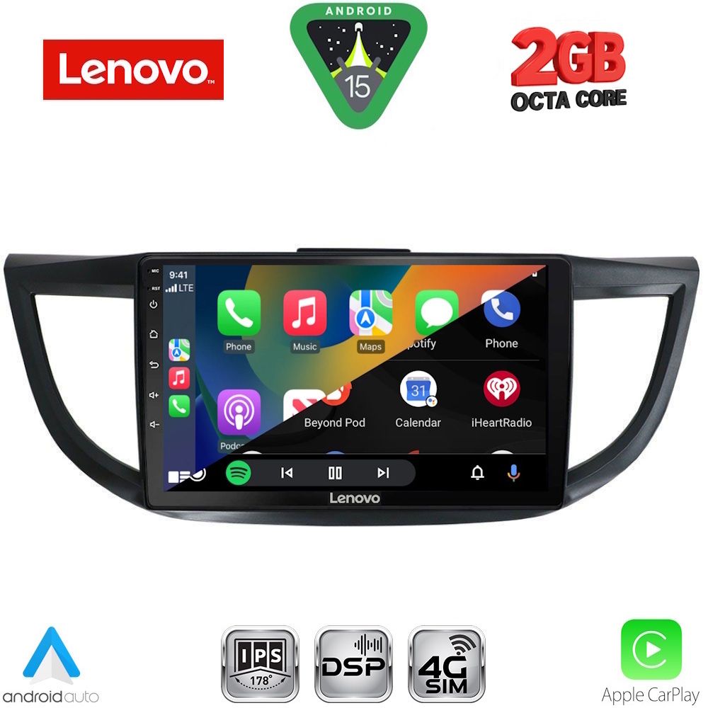 LENOVO LVF 5198_CPA (10inc) MULTIMEDIA TABLET for HONDA CRV mod. 2013-2017 LENOVO LVF 5198_CPA (10inc) MULTIMEDIA TABLET for HONDA CRV mod. 2013-2017