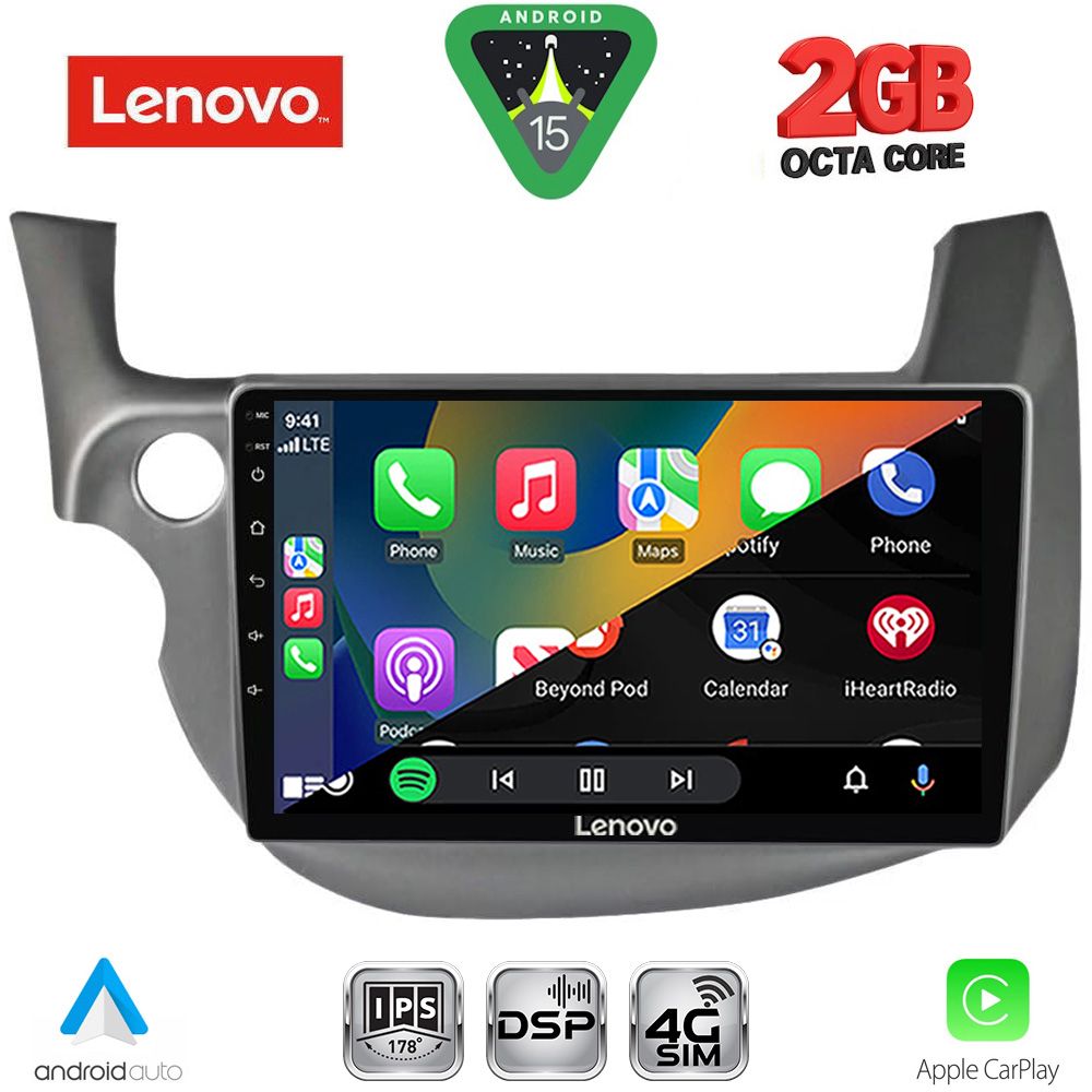 LENOVO LVF 5211_CPA (10inc) MULTIMEDIA TABLET for HONDA JAZZ mod. 2008-2012 LENOVO LVF 5211_CPA (10inc) MULTIMEDIA TABLET for HONDA JAZZ mod. 2008-2012