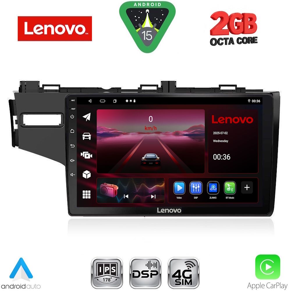 LENOVO LVF 5212_CPA (10inc) MULTIMEDIA TABLET for HONDA JAZZ mod. 2013-2019 LENOVO LVF 5212_CPA (10inc) MULTIMEDIA TABLET for HONDA JAZZ mod. 2013-2019
