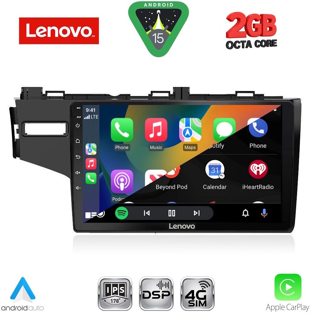 LENOVO LVF 5212_CPA (10inc) MULTIMEDIA TABLET for HONDA JAZZ mod. 2013-2019 LENOVO LVF 5212_CPA (10inc) MULTIMEDIA TABLET for HONDA JAZZ mod. 2013-2019