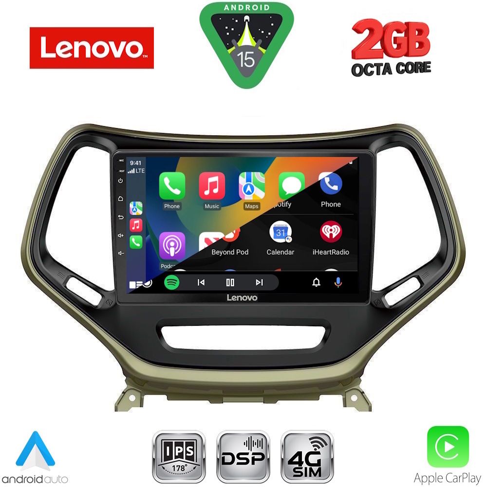 LENOVO LVF 5273_CPA (10inc) MULTIMEDIA TABLET for JEEP CHEROKEE mod. 2014-2024 LENOVO LVF 5273_CPA (10inc) MULTIMEDIA TABLET for JEEP CHEROKEE mod. 2014-2024