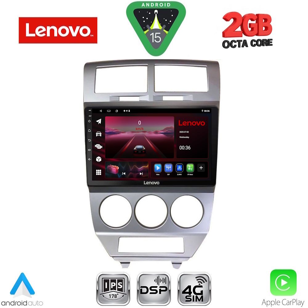 LENOVO LVF 5275_CPA (10inc) MULTIMEDIA TABLET for DODGE CALIBER mod. 2006-2012 LENOVO LVF 5275_CPA (10inc) MULTIMEDIA TABLET for DODGE CALIBER mod. 2006-2012