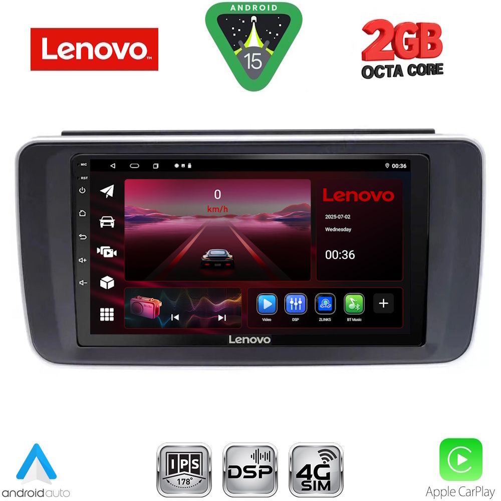 LENOVO LVF 5473_CPA (9inc) MULTIMEDIA TABLET for NISSAN LEAF mod. 2018-2026 LENOVO LVF 5473_CPA (9inc) MULTIMEDIA TABLET for NISSAN LEAF mod. 2018-2026