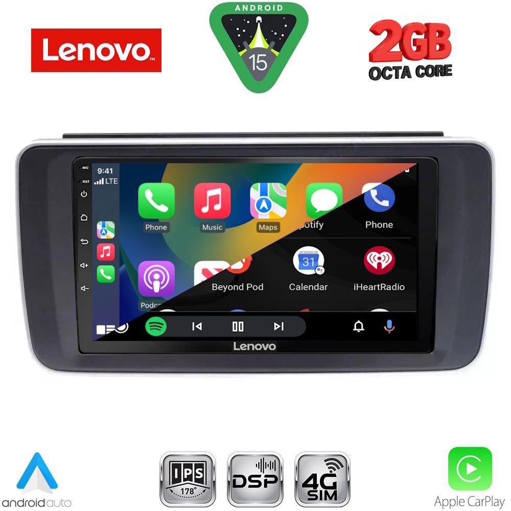 LENOVO LVF 5473_CPA (9inc) MULTIMEDIA TABLET for NISSAN LEAF mod. 2018-2026 LENOVO LVF 5473_CPA (9inc) MULTIMEDIA TABLET for NISSAN LEAF mod. 2018-2026