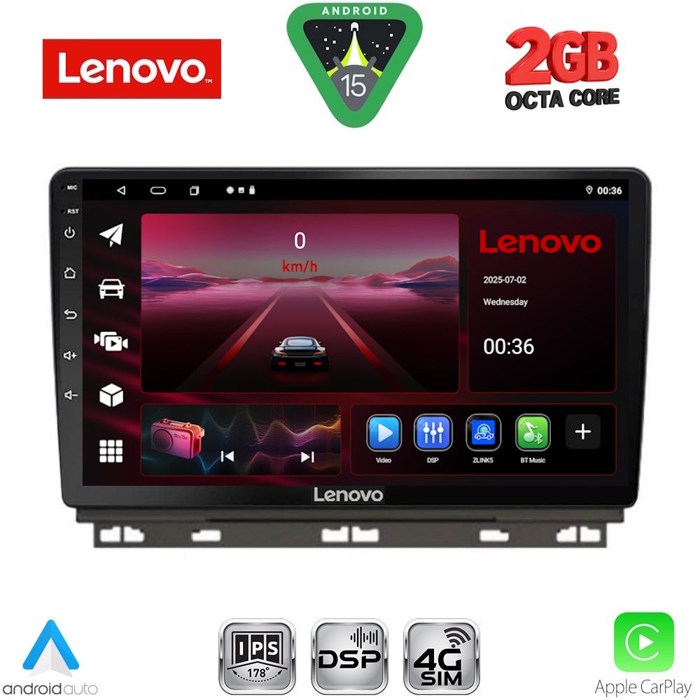 LENOVO LVF 5546_CPA (9inc) MULTIMEDIA TABLET for RENAULT CLIO - CAPTUR mod. 2019-2026 LENOVO LVF 5546_CPA (9inc) MULTIMEDIA TABLET for RENAULT CLIO - CAPTUR mod. 2019-2026