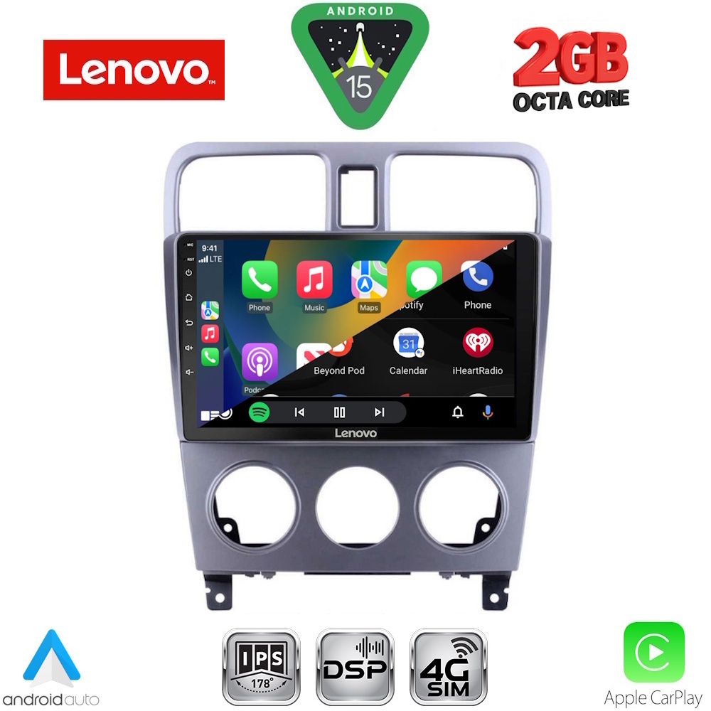 LENOVO LVF 5661_CPA (9inc) MULTIMEDIA TABLET for SUBARU FORESTER mod. 2002-2008 LENOVO LVF 5661_CPA (9inc) MULTIMEDIA TABLET for SUBARU FORESTER mod. 2002-2008