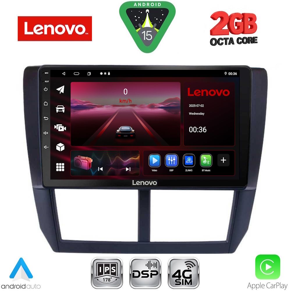 LENOVO LVF 5662_CPA (9inc) MULTIMEDIA TABLET for SUBARU FORESTER - IMPREZA - XV mod. 2008-2013 LENOVO LVF 5662_CPA (9inc) MULTIMEDIA TABLET for SUBARU FORESTER - IMPREZA - XV mod. 2008-2013